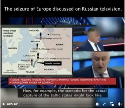 Video näol on tegemist väljavõttega Vene arutelusaatest "60 minutit"