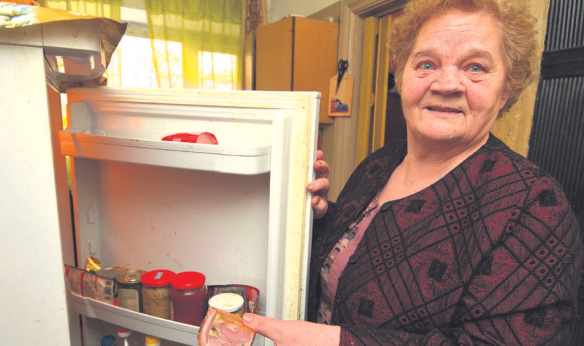 Petseris elav Linda Liman toob lihakraami nüüd Venemaalt, sest rubla kukkumise tõttu ei tasu seda enam Eestis ostmas käia.