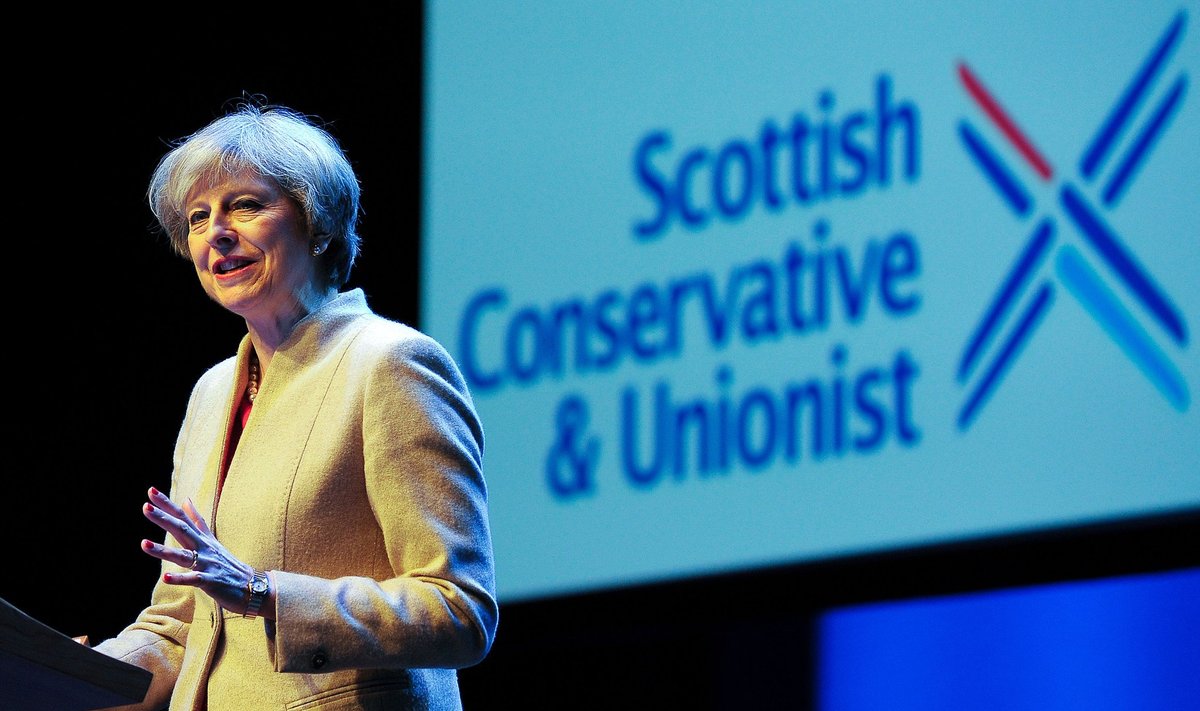 Briti peaminister Theresa May vihastas oma silmakirjaliku kõnega paljusid šotlasi.&nbsp;