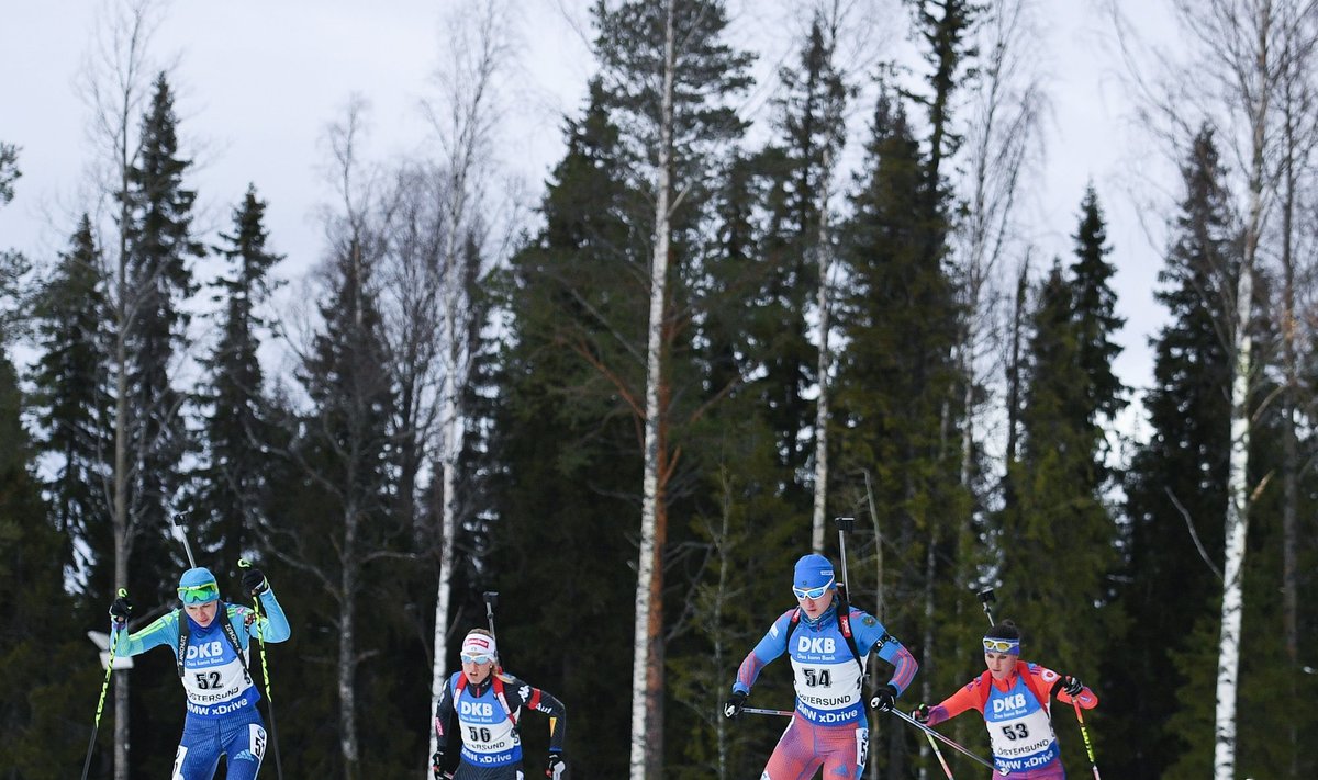 Biathlon. World Cup 1. Women's pursuit race