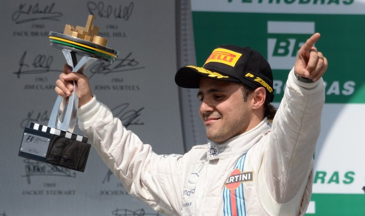 Felipe Massa  Brasiilia etapi poodiumil