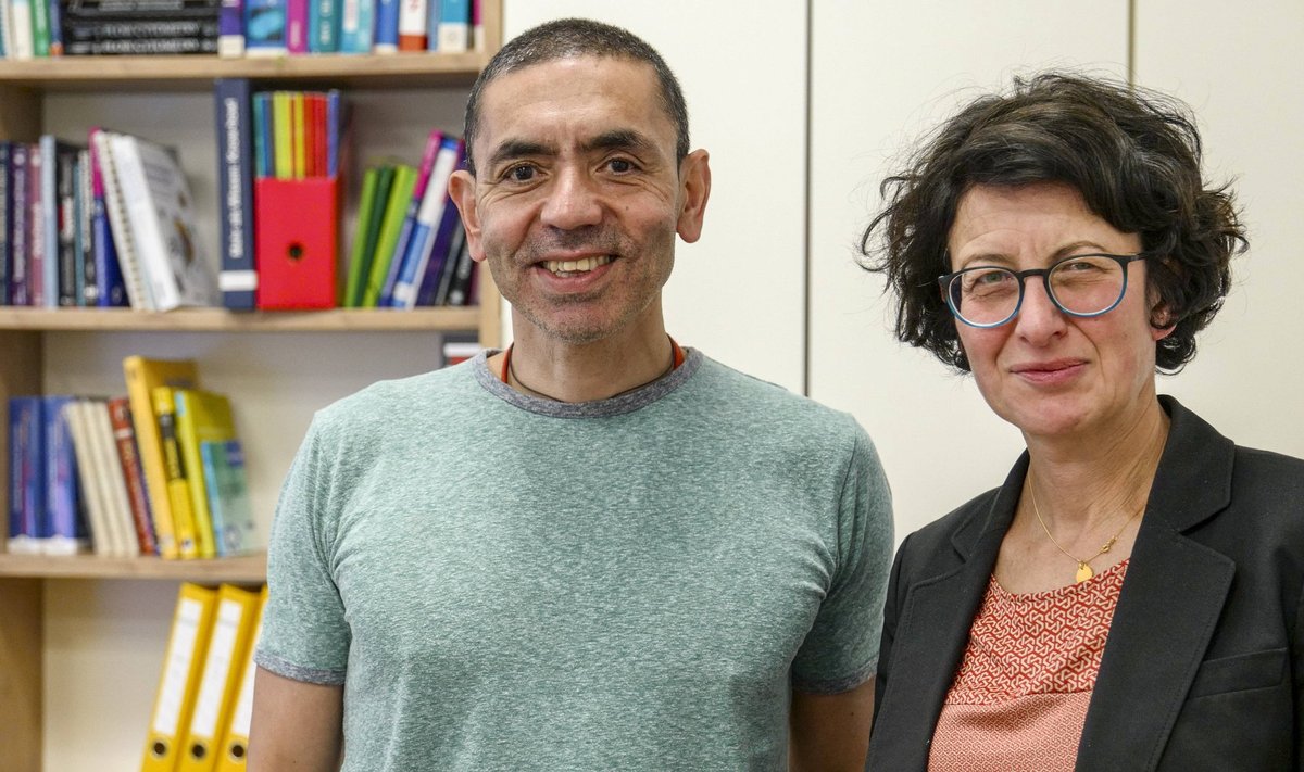 MAAILMAPÄÄSTJAD: BioNtechi loonud abielupaar Ugur Sahin ja Özlem Türeci. See pilt on maist 2018, kui maailm ei kujutanud praegust pandeemiat ettegi.