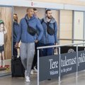 FOTOD | Saaremaaga kohtuv Milano tippklubi jõudis Eestisse, üks mängija jäi palaviku tõttu koju