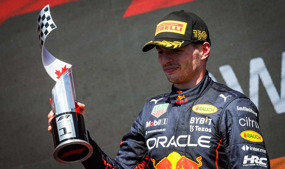 Max Verstappen Kanada GP võitjana