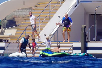 Monaco vürstipere puhkusereisil eelmisel nädalal.