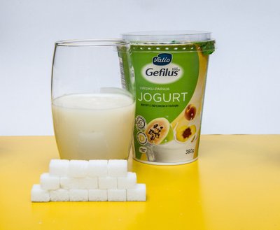 Virsiku-papaia jogurt (Valio)