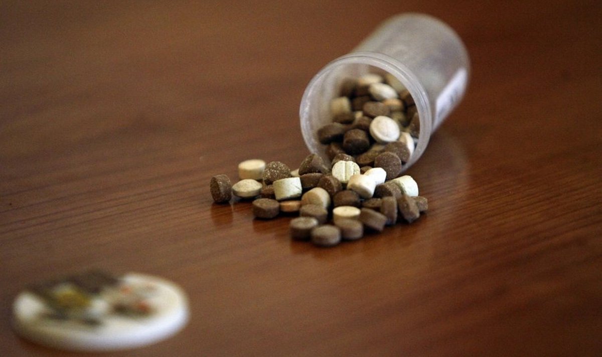 Ecstasy tabletid. Foto Joseph Eid, AFP