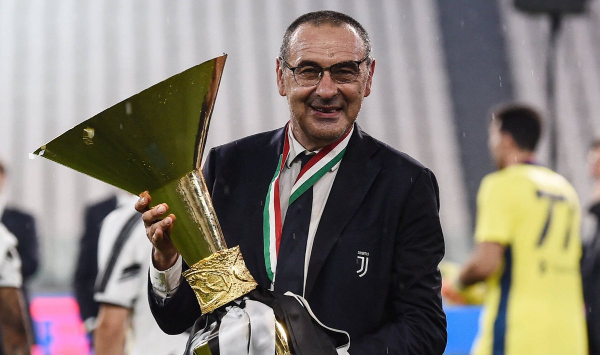  Maurizio Sarri viis mullu Juventuse Itaalia meistriks