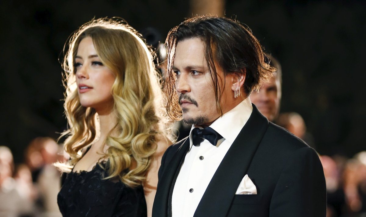 Johnny Depp abikaasa Amber Heardiga 