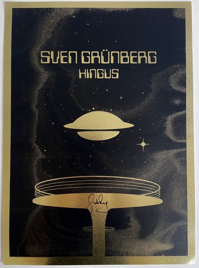 Sven Grünbergi autogrammiga plakat.