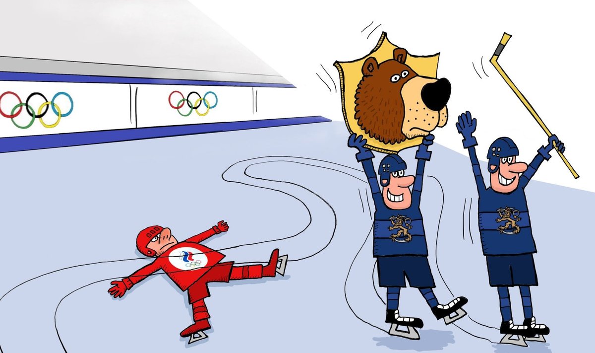 Soome seljatas hokifinaalis suure Venemaa