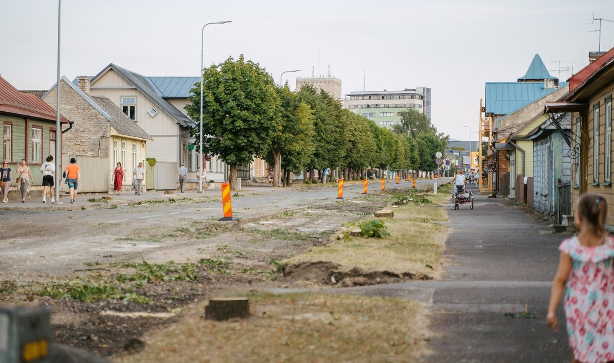 Haapsalu peatänav pärast lageraiet