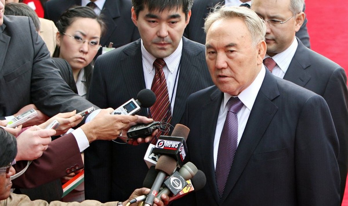 Kasahstani president Nursultan Nazarbajev 