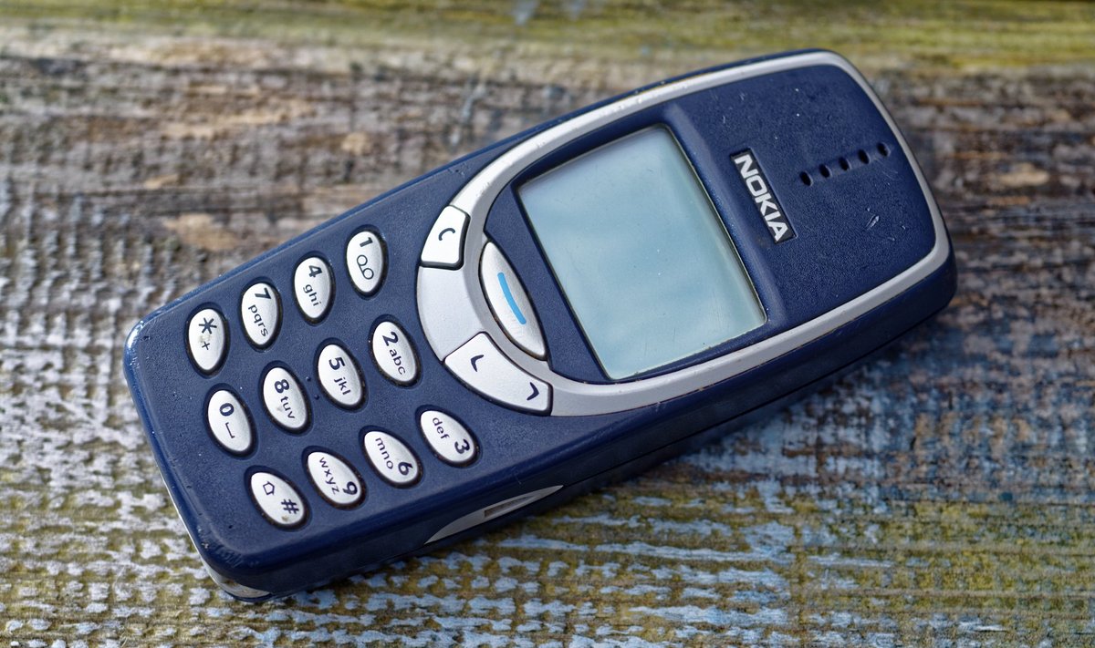 Nokia 3310, mis oli küll inimeste seas äärmiselt populaarne, kuid pole siiski ajaloo kõige müüdum telefon.