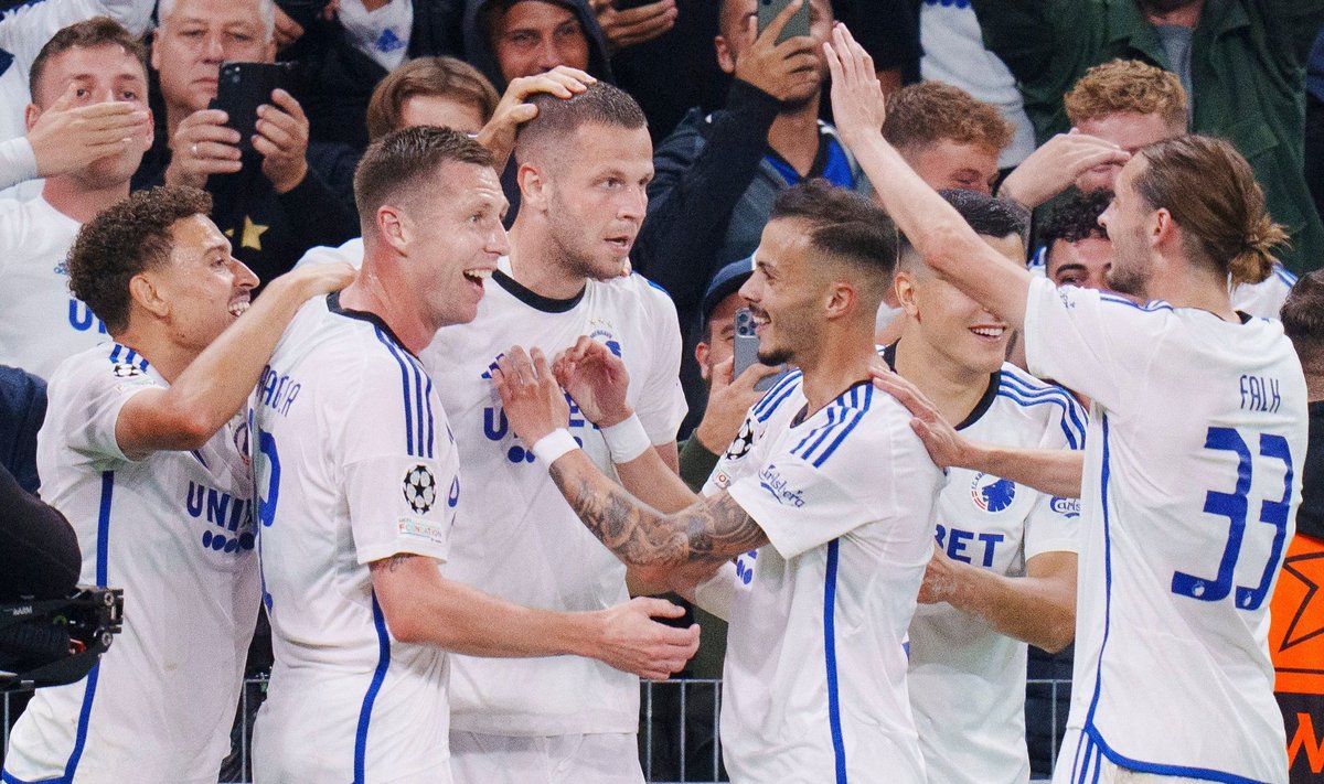 Taanlaste FC Copenhagen murdis Meistrite liigas alagrupiturniirile.
