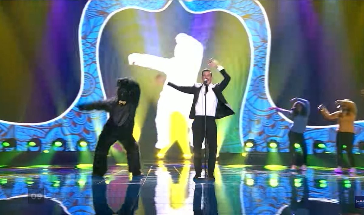Itaalia tõi Eurovisionile ahvi