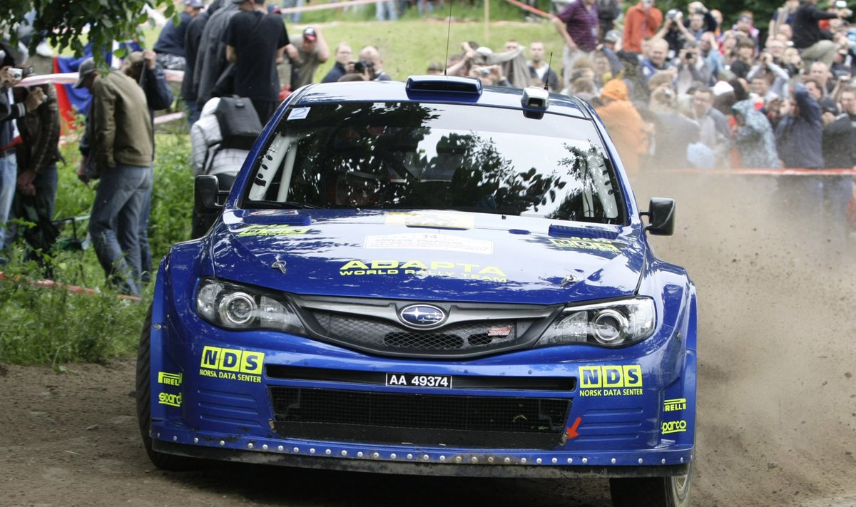 Mads Östberg 2009. aastal Subaru roolis