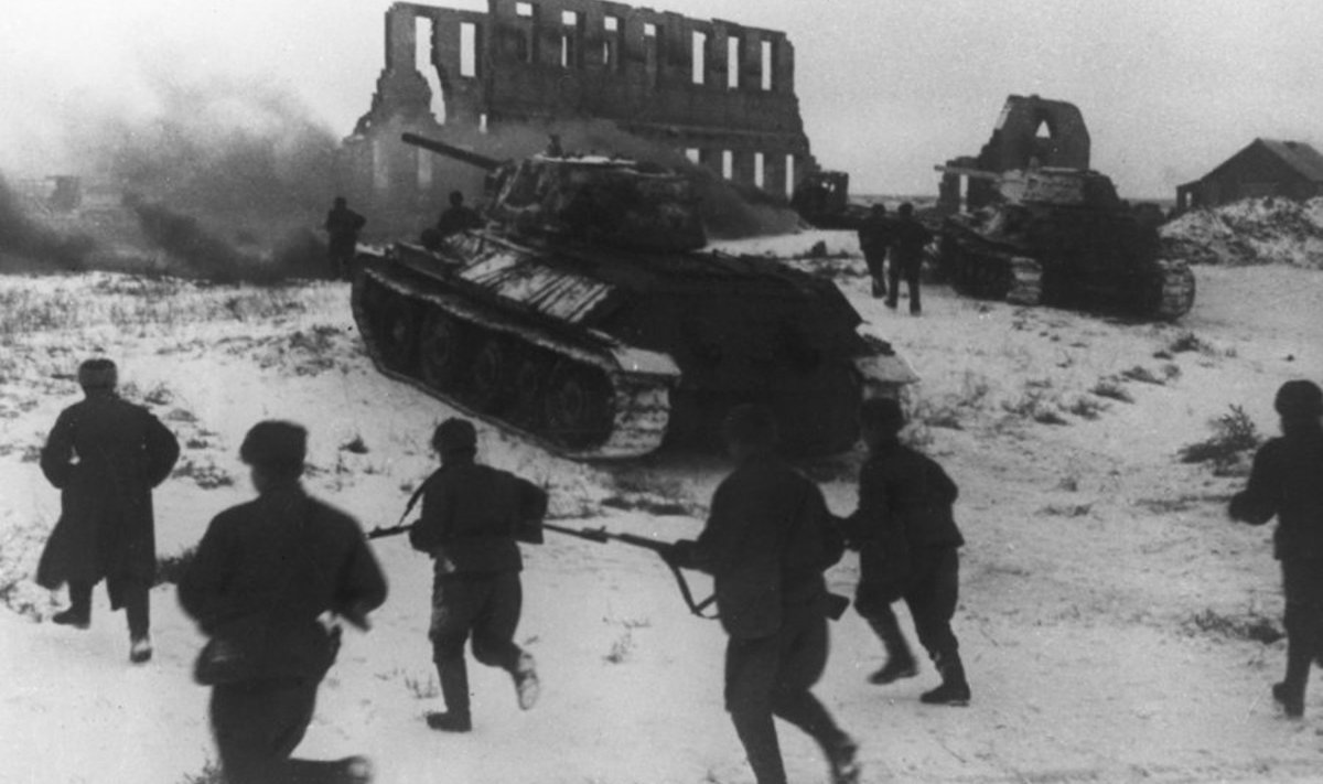 Punaarmee pealetung. Foto aastast 1943