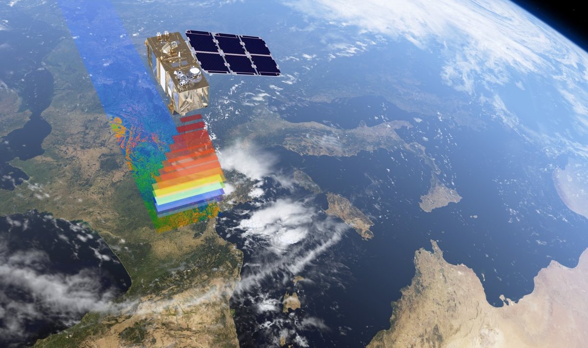 Sentinel 2A kaardistamas Euroopat.  Pressimaterjal