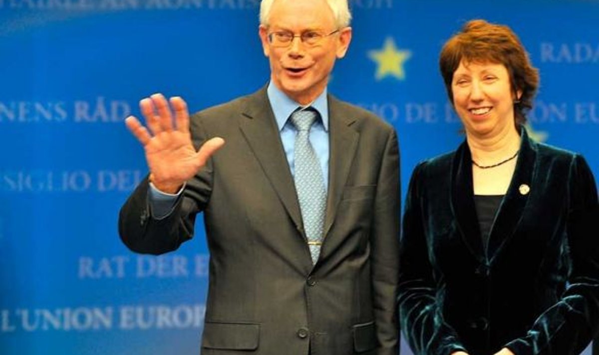 NAGU MEHED METSAST: Herman Van Rompuy sobis Euroopa Liidu presidendiks, sest ta on plekitu ning väikeriigid ei peljanud tema puhul suurriikide ülevõimu tekkimist. Endine kaubandusvolinik Catherine Ashton vastas aga ideaalselt ELi välisministri nõuetele: t