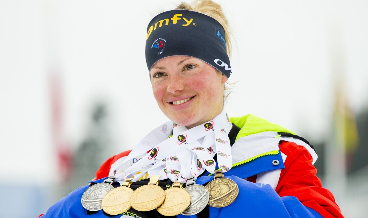 Marie Dorin-Habert lahkus laskesuusatamise MM-ilt kuue medaliga.