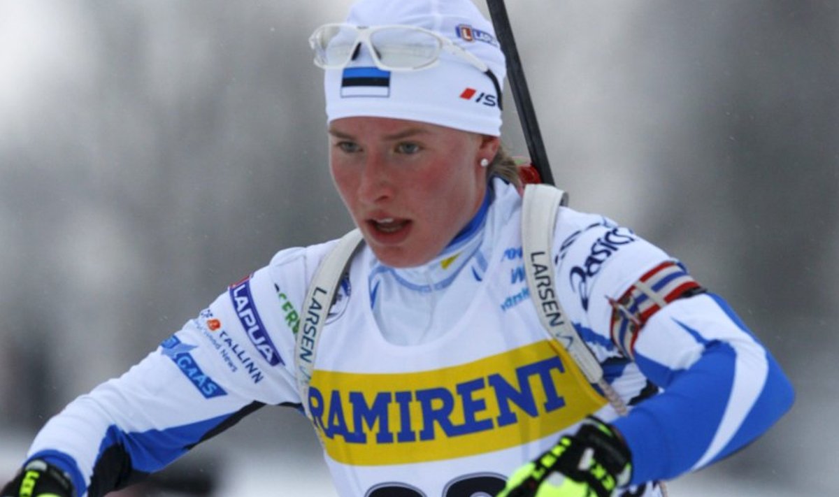 Kadri Lehtla suusatas jaanuaris Otepääl rahvusvahelistel võistlustel.