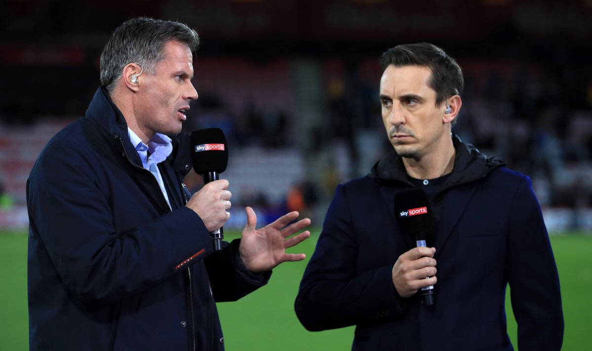 Sky Sportsi eksperdid Jamie Carragher ja Gary Neville