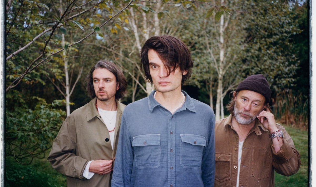 THE SMILE: (vasakult) trummar Tom Skinner ja Radioheadi ässad Jonny Greenwood ning Thom Yorke.