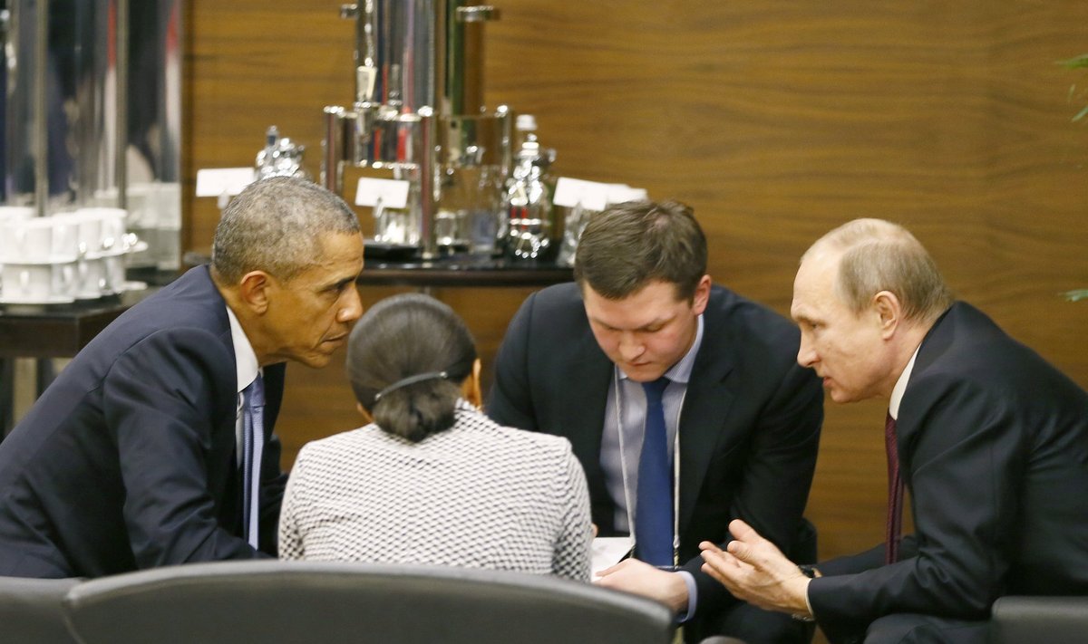 Barack Obama ja Vladimir Putin panid G20 tippkohtumise ajal Türgis Antalyas ninad kokku.