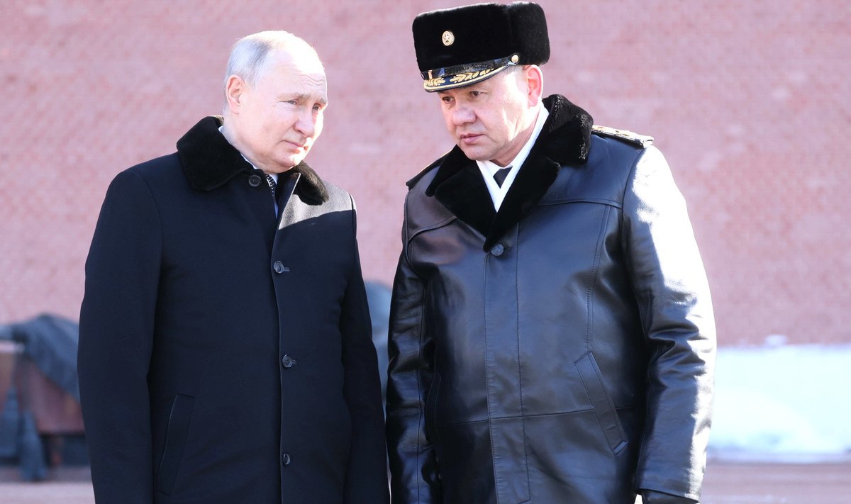 Владимир Путин и Сергей Шойгу (справа)