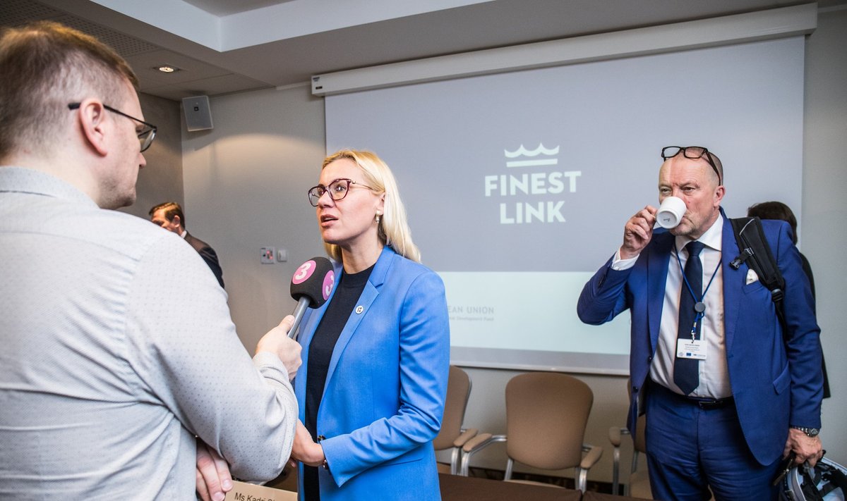Minister Kadri Simson rõhutas eile FinEst Linki pressikonverentsil, et erakätesse sellist projekti anda ei ole mõtet.