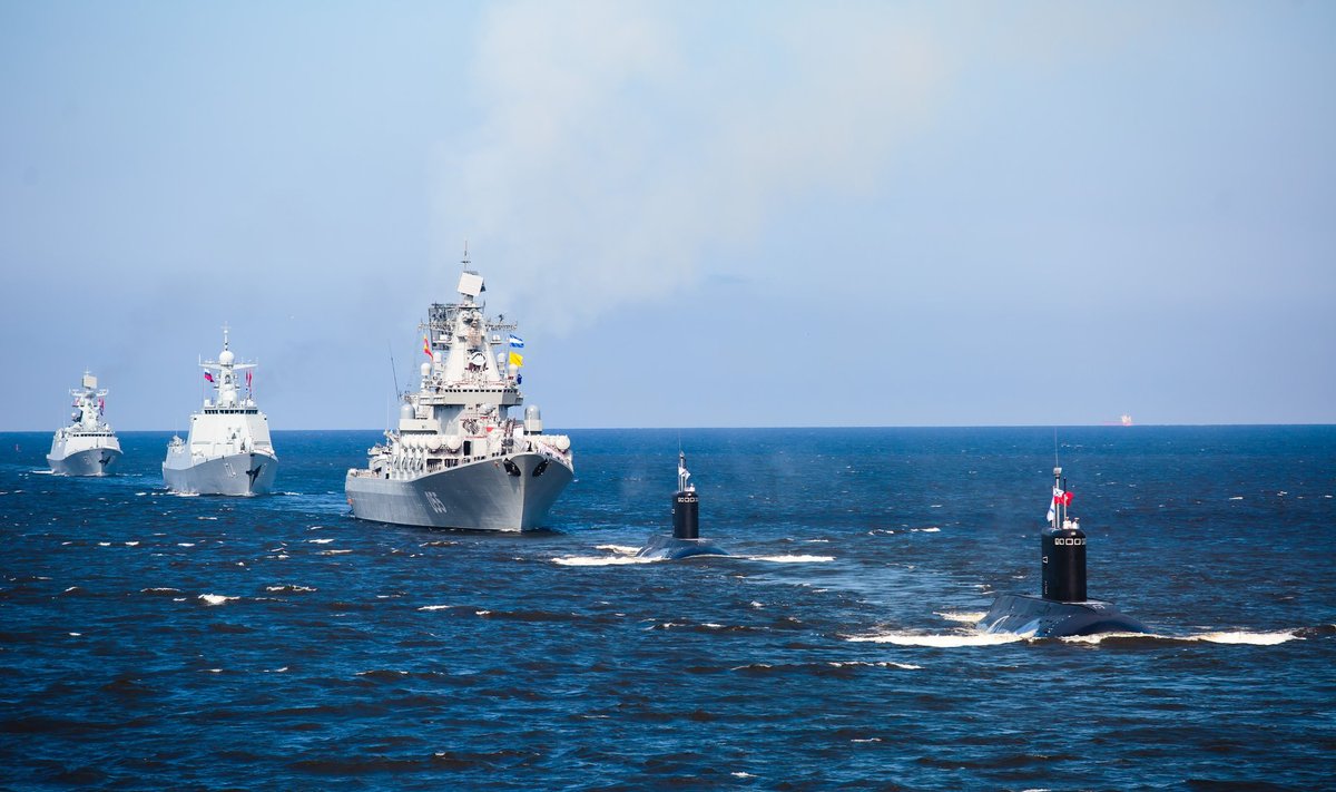 Vene mereväe laevad.