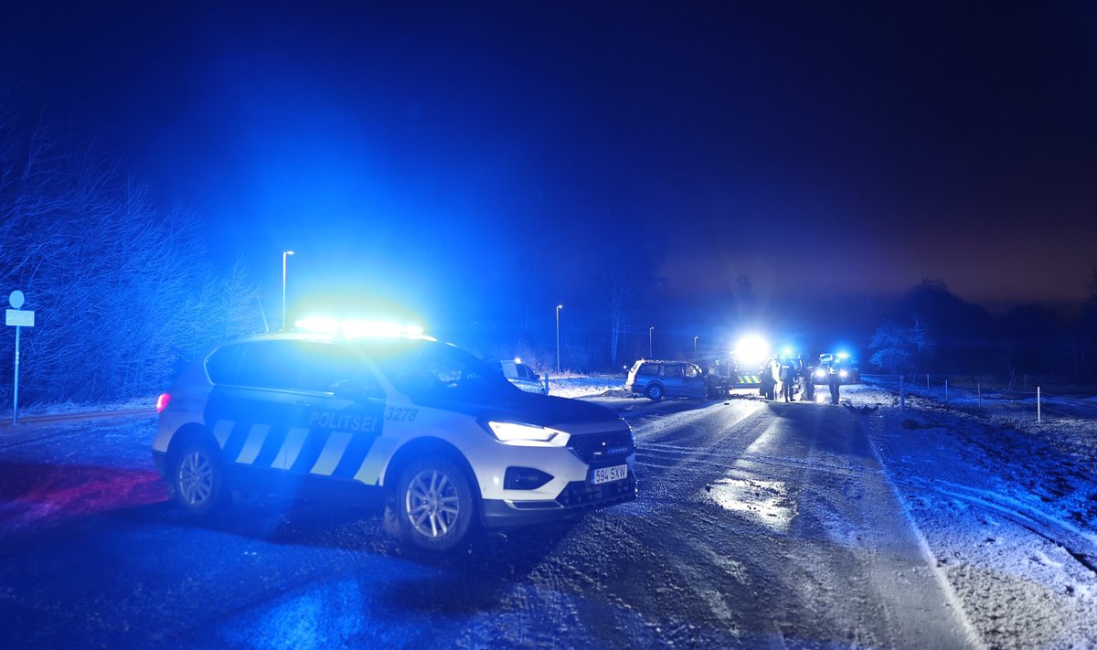 ДТП на шестом километре дороге Кейла-Хаапсалу, в деревне Кулна волости Ляэне-Харью