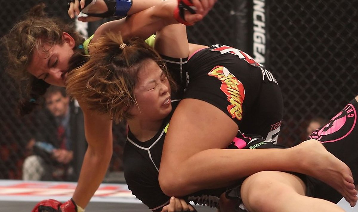 Miesha Tate võitleb Akanoga, naiste sportlik vabavõitlus