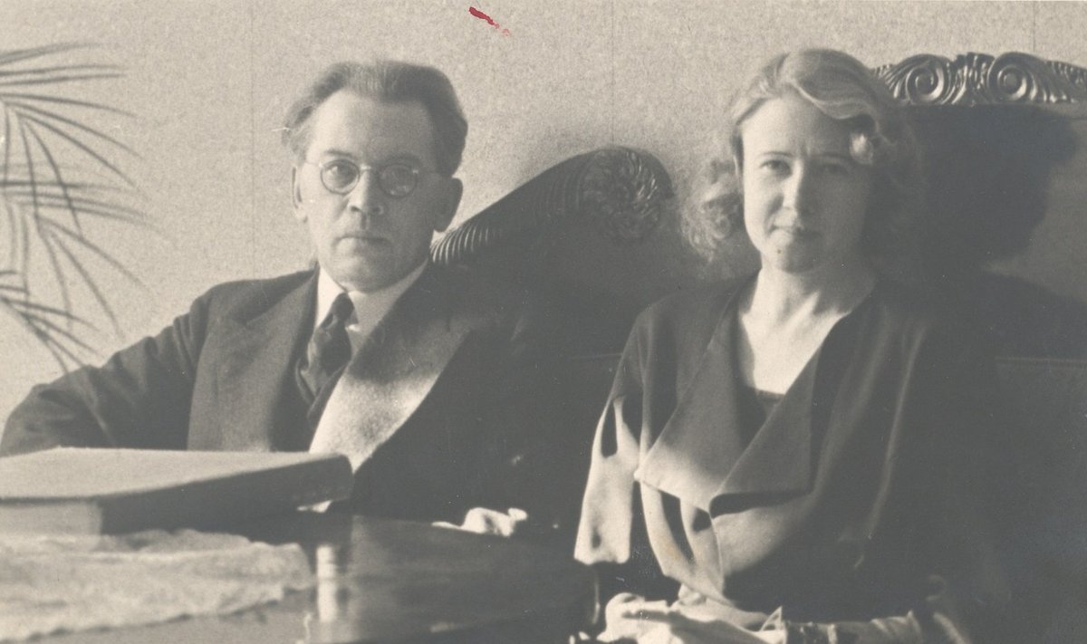 Friedebert Tuglas ja Elo Tuglas 1930ndatel.