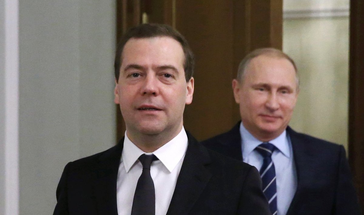 Dmitri Medvedev ja Vladimir Putin 