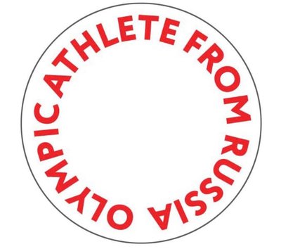 Neutraalsete Venemaa sportlaste jaoks mõeldud logo.
