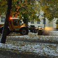 Kommunaalamet: Tallinnas on normaalsed talvised teeolud, katuselt võib langeda sulalund