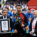 Omaette klubisse pääsenud Cristiano Ronaldo jõudis Guinnessi rekordite raamatusse