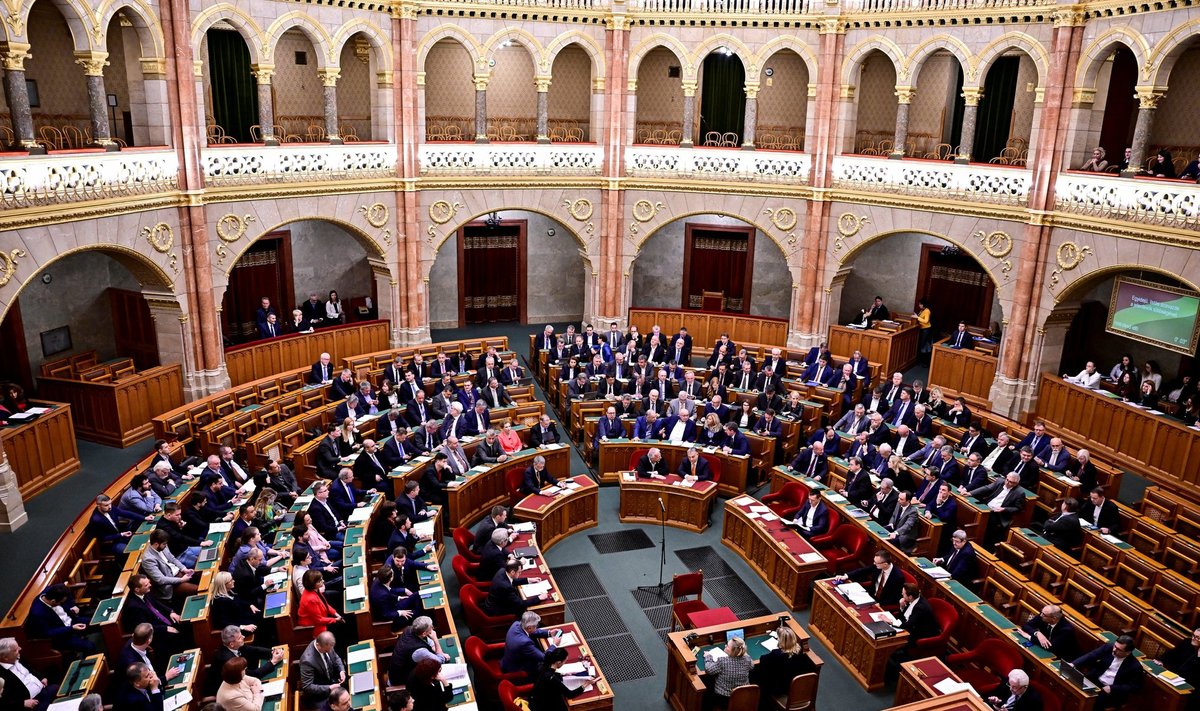 Ungari parlamendi istung.