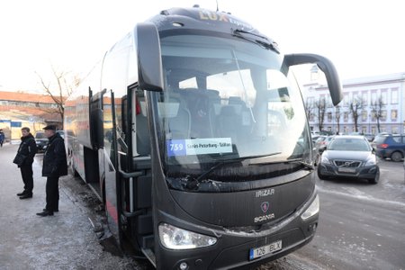 Lux Ekspress, bussid Narvas, 03.01.2017