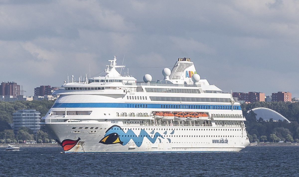 Aida kruiisilaevad Tallinna lahel 3.08.2020