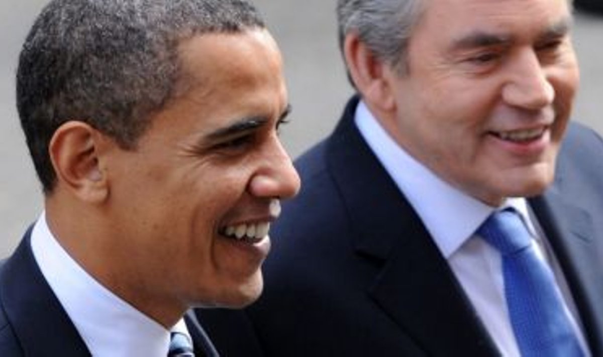 Gordon Brown ja Barack Obama