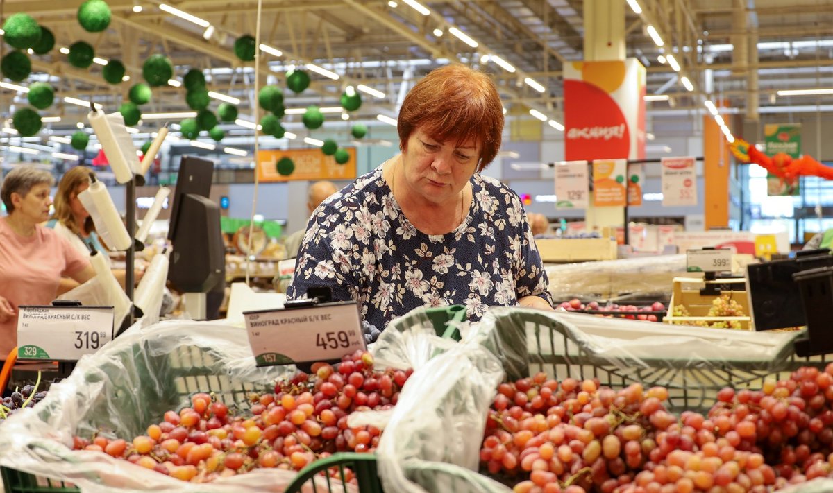 Venemaa toiduhinnad on hüppeliselt tõusnud.