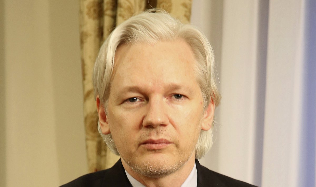 Sunshine Press Productions photo of WikiLeaks publisher and editor-in-chief Julian Assange in London