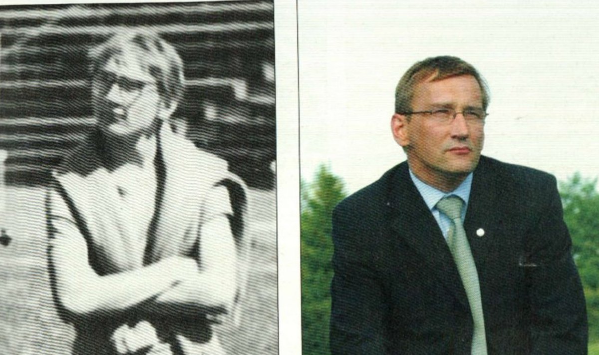 SPORDIHUVILINE JA PEAMINISTER: 1984. aasta suvel käis ajakirjandusosakonna katsetel ka praegune peaminister Juhan Parts. Vasakpoolsel pildil on keskkoolipoiss Parts Tallinna Komsomoli staadionil, aasta võis siis olla 1982.