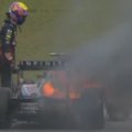 Red Bulli boss korealaste peale pahane: Webberi auto põles terve igaviku