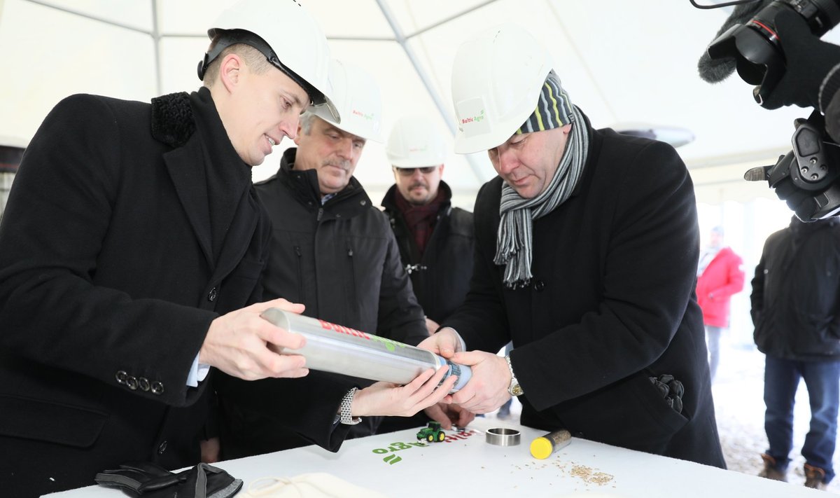 Baltic Agro uus keskus sai nurgakivi.