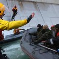 Kliimaaktivistid blokeerisid kruiisilaeva väljumise Helsingist