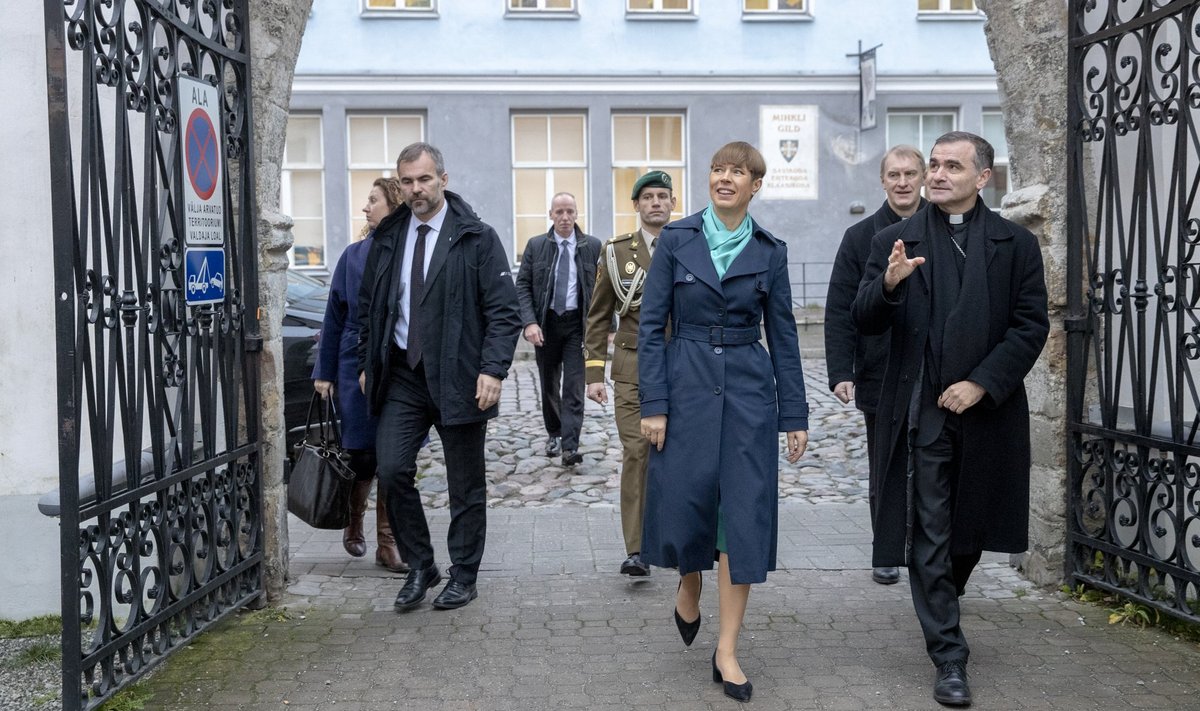 Kersti Kaljulaid kohtus hoopiski Philippe Jourdaniga.